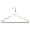 Cintre pressing métal revêtement vert clair (Ø 2,4 mm) avec encoches Cintre pressing métal revêtement vert clair (Ø 2,4 mm) avec encoches