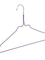 Cintre pressing métal revêtement pourpre (Ø 2,4 mm) avec encoches