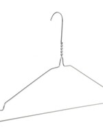 Cintre pressing métal galvanisé (Ø 2,7 mm) avec encoches