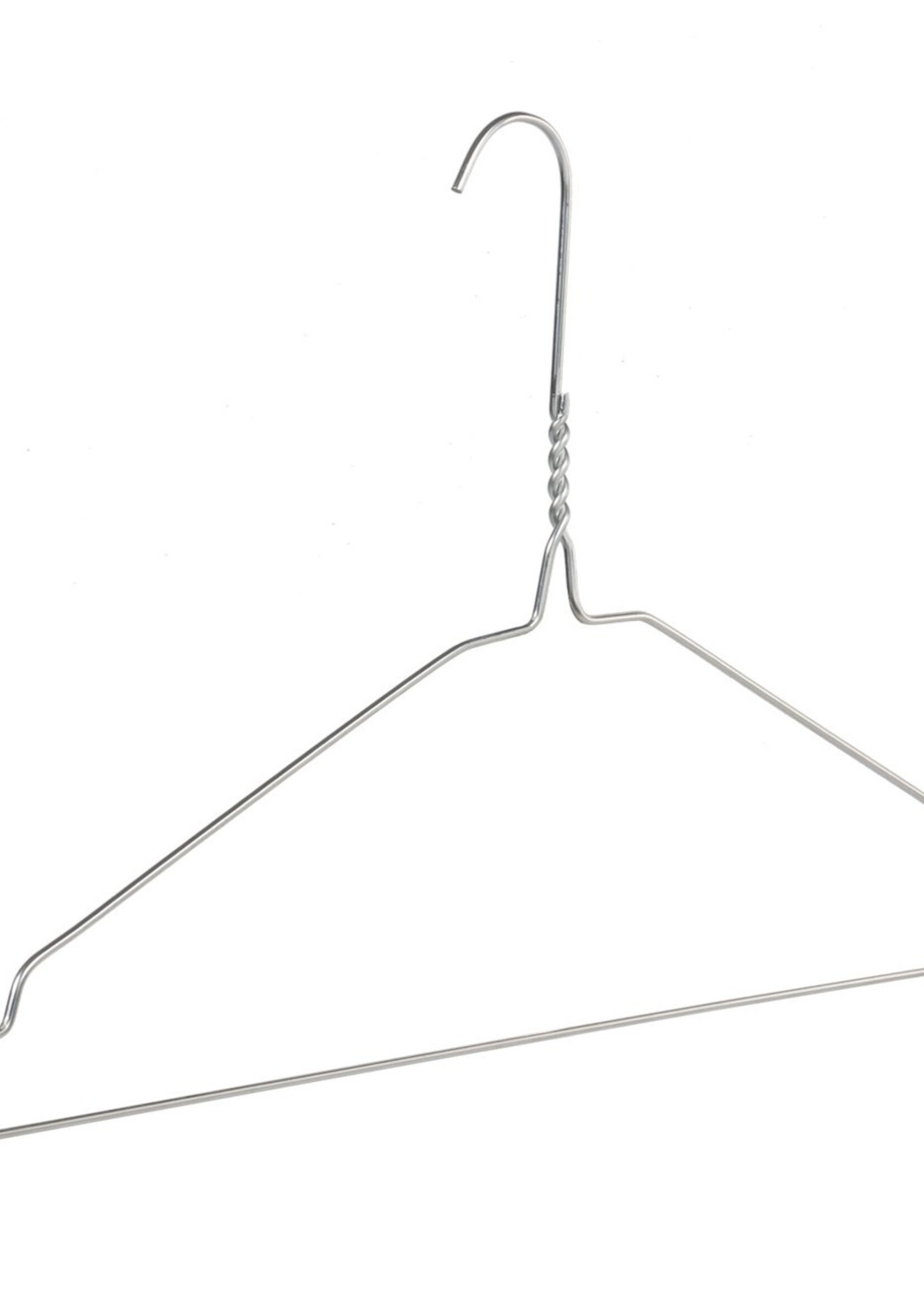 Cintre pressing métal galvanisé (Ø 2,7 mm) avec encoches