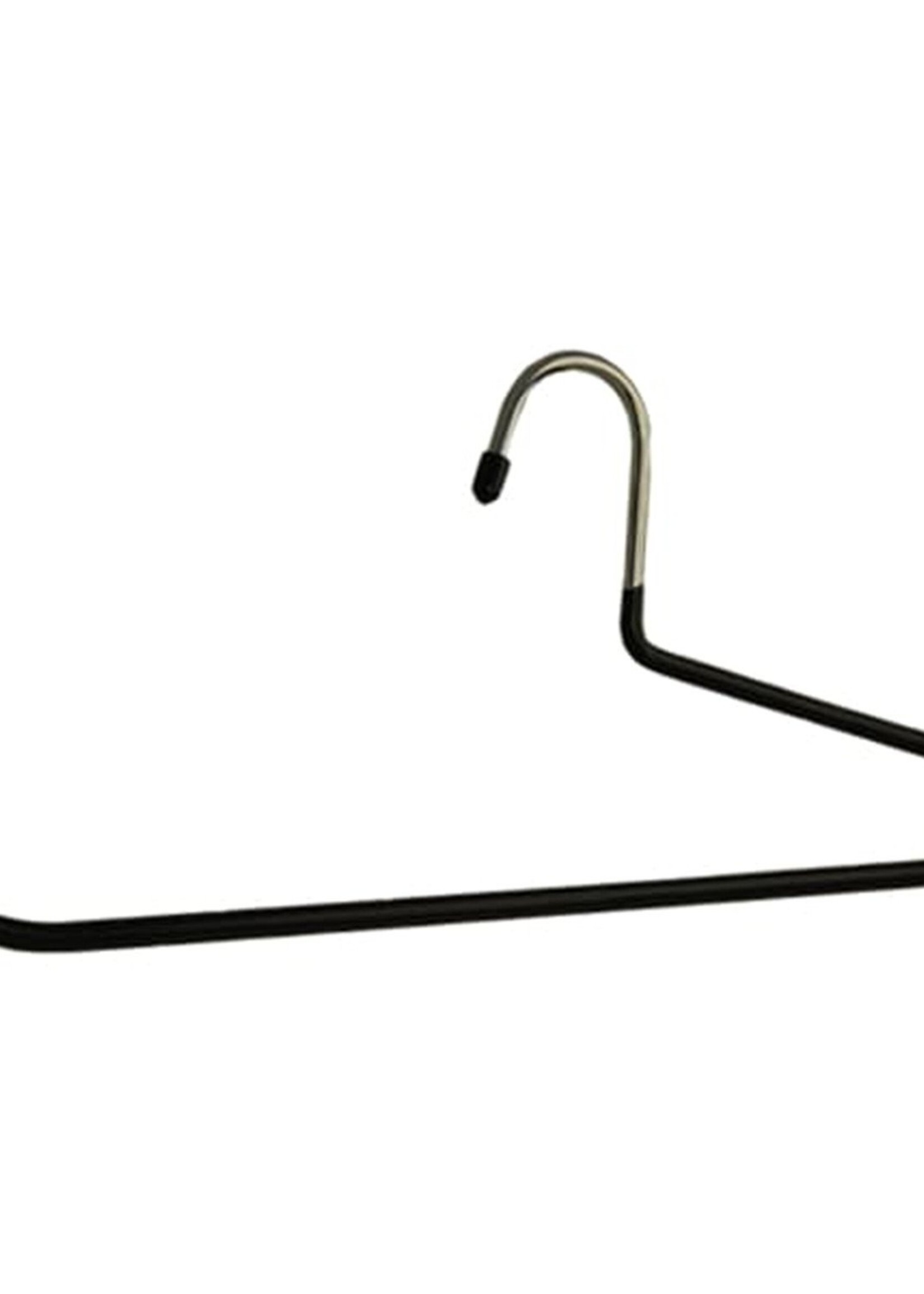 Cintre pantalon métal avec noir antidérapant