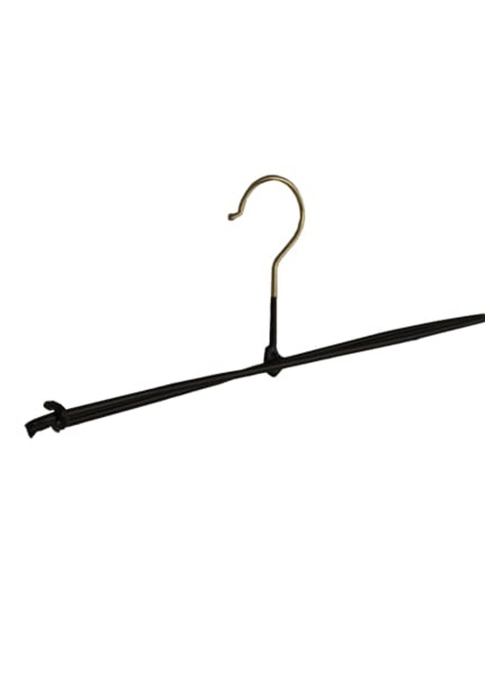 Clip pantalon métal avec noir antidérapant