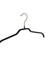 Cintre blouse / chemise (plat) métal avec noir antidérapant