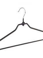 Cintre pantalon métal avec noir antidérapant