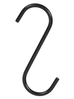 Crochet "S" métal noir