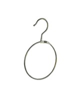 Cintre ceinture métal chromé avec crochet