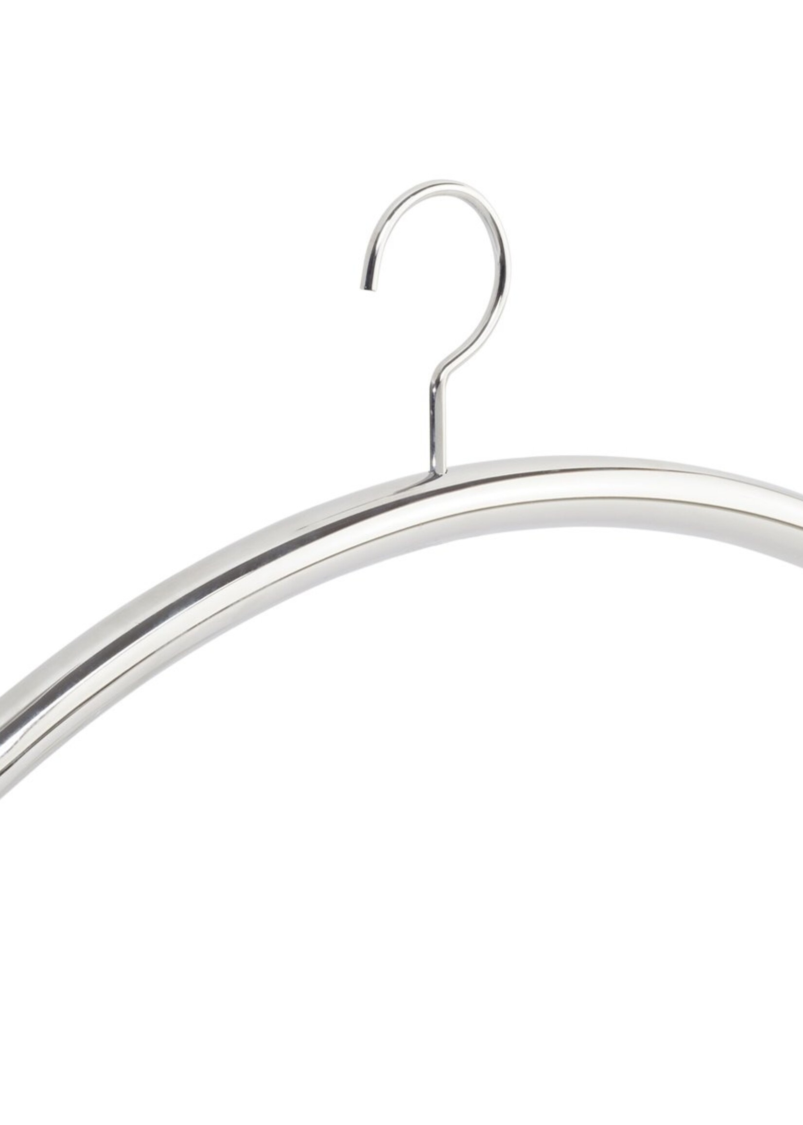 Cintre penderie métal chromé Ø 22 mm