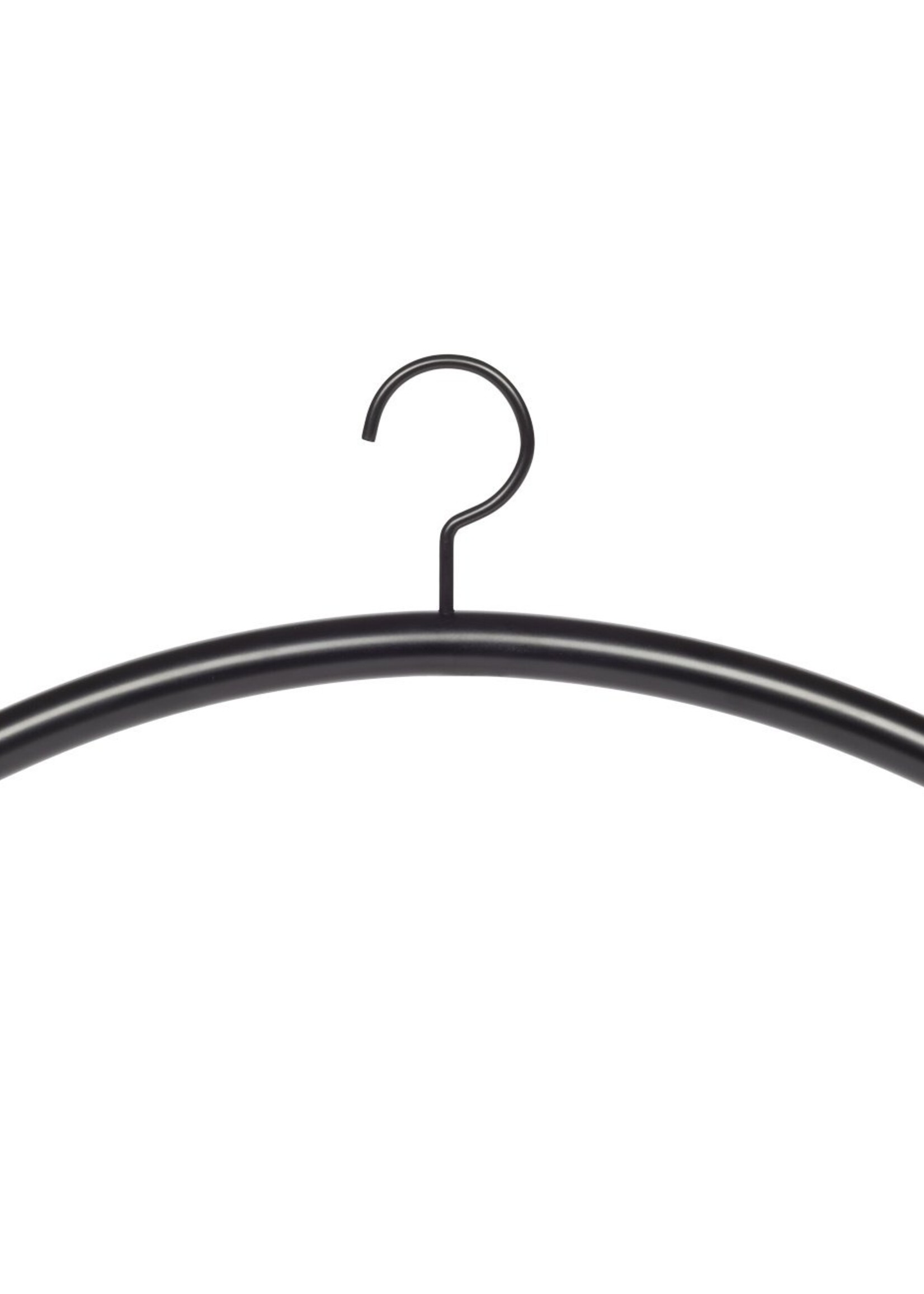 Cintre penderie métal noir Ø 22 mm