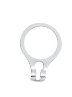 Anneau (anti-vol) métal chromé