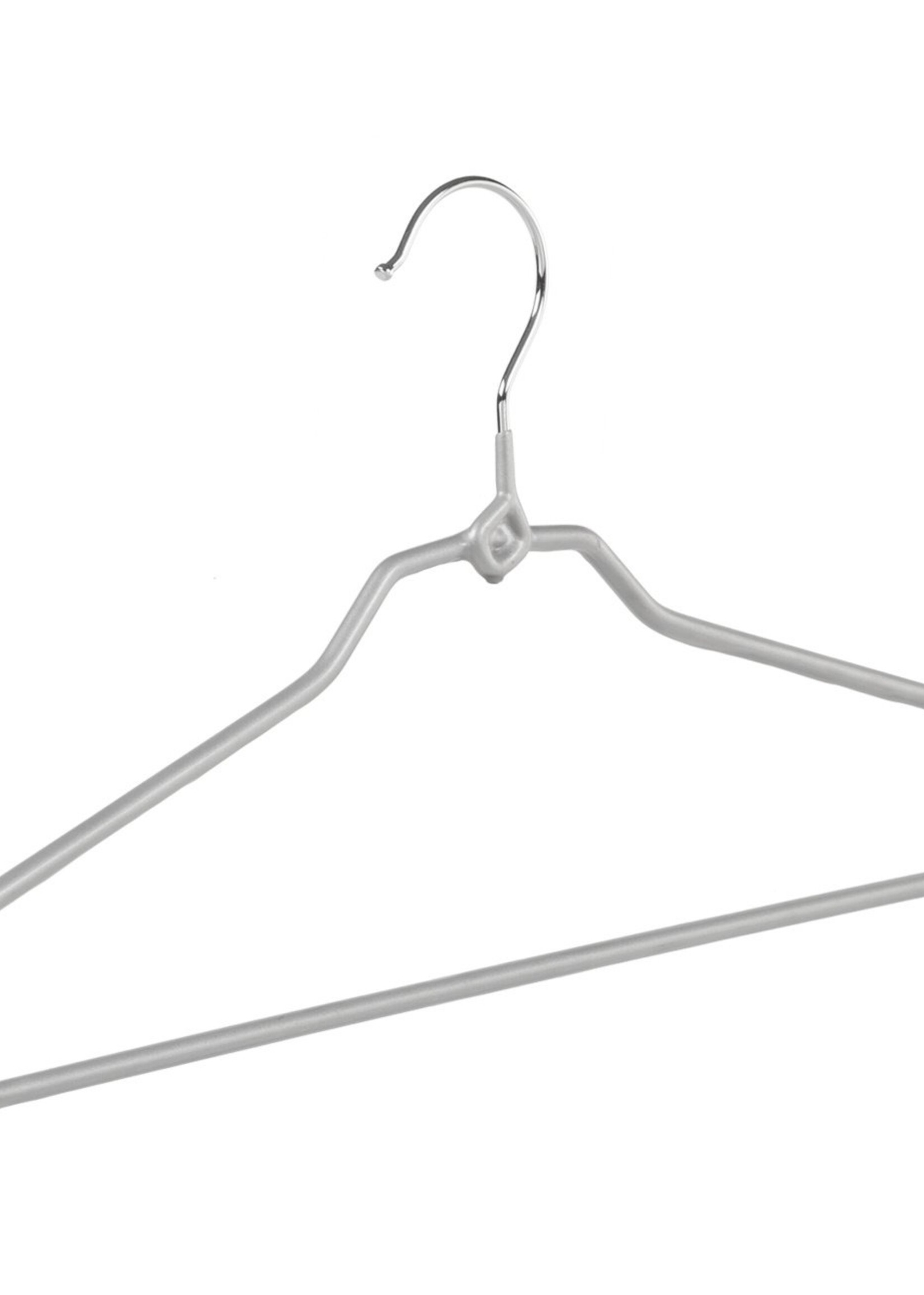 Cintre pantalon métal avec argent antidérapant