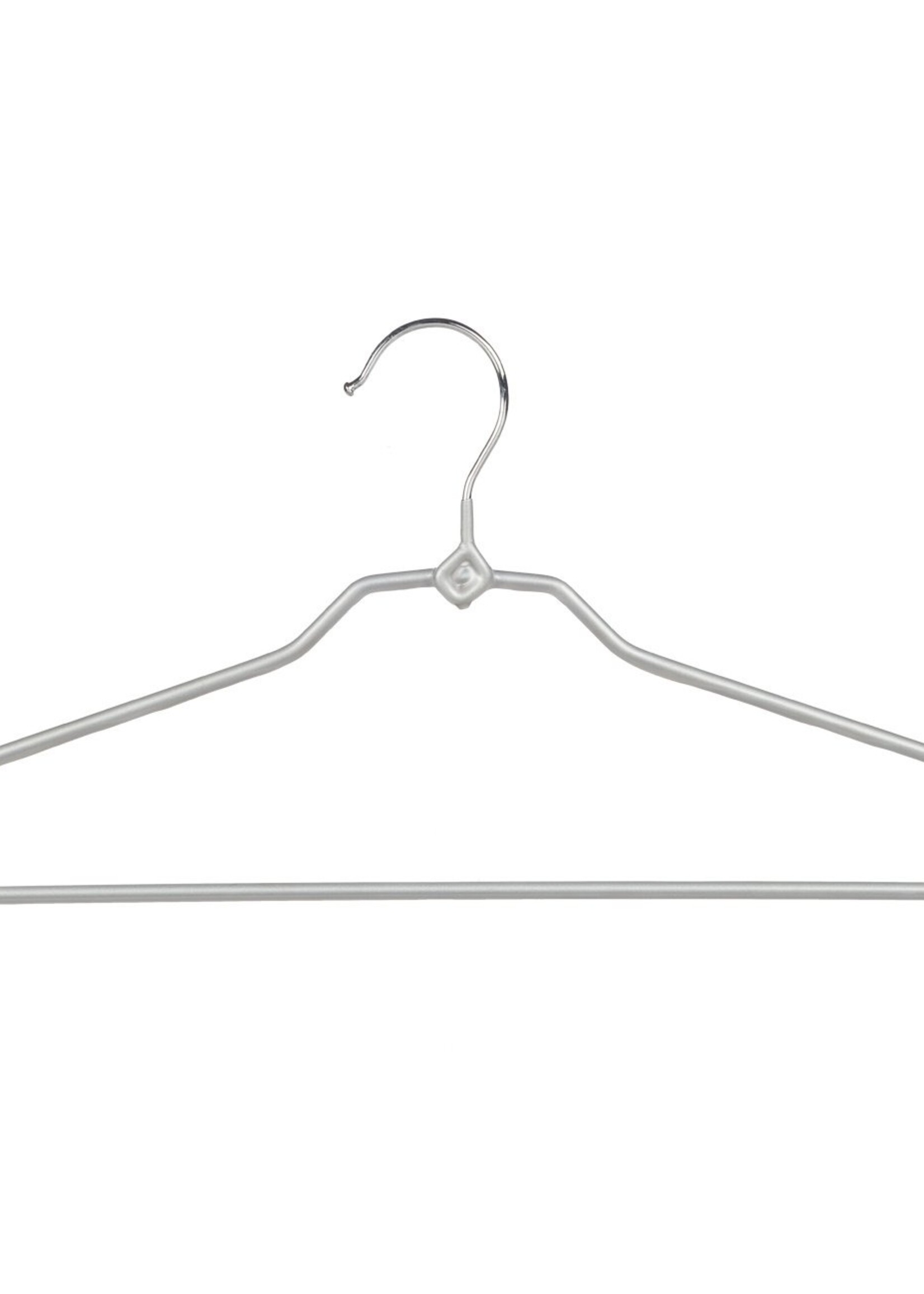 Cintre pantalon métal avec argent antidérapant