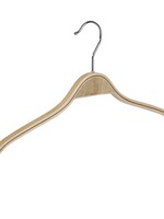 Cintre blouse / chemise (plat) bois bouleau verni naturel