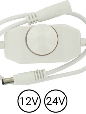 LEDStrip Snoerdimmer Wit