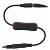 ledstrip Aan / Uit snoerschakelaar zwart voor 12 en 24 Volt
