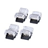 RGB ledstrip connector koppelstuk 4-aderig, verbinden zonder te solderen
