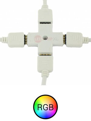 RGB LEDstrip 4 splitter koppelstuk