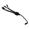 LEDstrip DC voeding splitter 1 x female naar 4x male voor 12 en 24 Volt