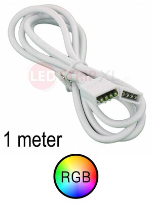 RGB LEDstrip Verlengkabel 1 meter