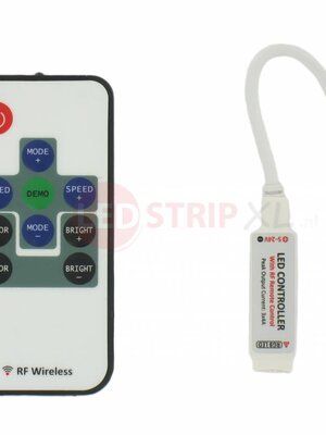 RGB LEDStrip mini RF afstandsbediening set