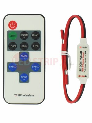 LEDStrip mini RF afstandsbediening set