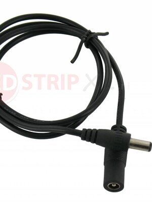 LED Voedingsadapter verlengkabel 1m AWG18