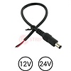 LED DC Male Socket voor 12 Volt en 24 Volt Strips