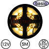 LEDStrip Warm Wit 5 Meter 60 LED per meter 12 Volt - Basic
