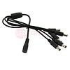 LEDstrip DC voeding splitter 1 x female naar 5x male voor 12 en 24 Volt