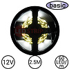 LEDStrip Helder Wit 2,5 Meter 60 LED per meter 12 Volt - Basic
