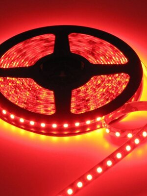 LEDStrip Rood 2,5 Meter 120 LED 12 Volt