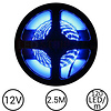 LEDStrip Blauw 2,5 Meter 120 LED per meter 12 Volt