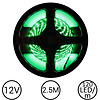 LEDStrip Groen 2,5 Meter 120 LED per meter 12 Volt