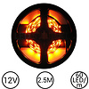 LEDStrip Oranje 2,5 Meter 60 LED per meter 12 Volt