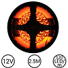 LEDStrip Oranje 2,5 Meter 120 LED per meter 12 Volt