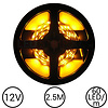 LEDStrip Geel 2,5 Meter 60 LED per meter 12 Volt