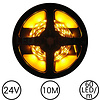 LEDStrip Geel 10 Meter 60 LED per meter 24 Volt