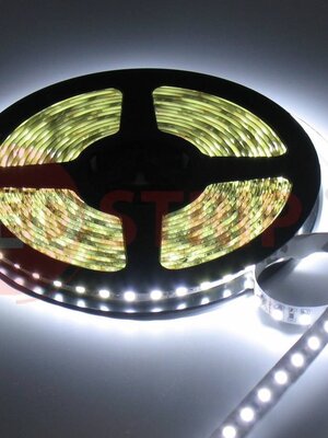 LEDStrip Koud Wit 1 Meter 120 LED 12 Volt - Basic