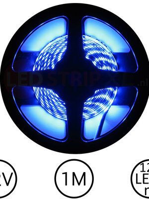 LEDStrip Blauw 1 Meter 120 LED 12 Volt