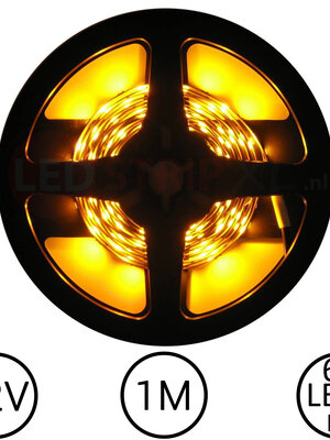 LEDStrip Geel 1 Meter 60 LED 12 Volt
