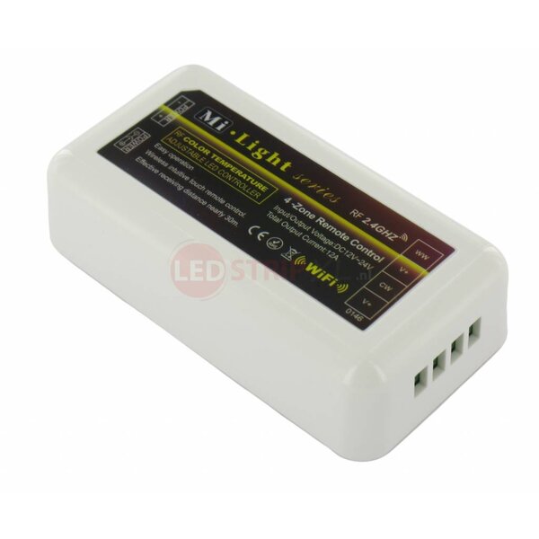 Milight / MiBoxer LEDStrip Dual White Losse Zone Controller voor 4-zone systeem FUT035