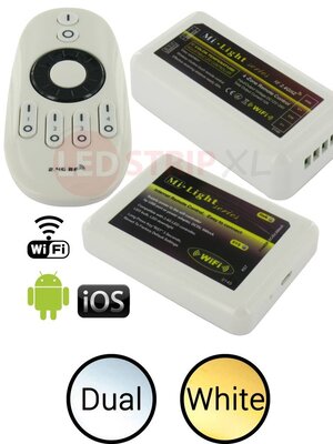 LED Dual White 4-Zone RF+WiFi SET