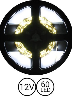 PowerLED Koud Wit 0,5 t/m 2,5 Meter 60LED 12 Volt