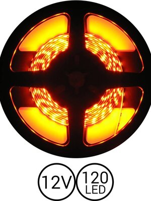 PowerLED Oranje 0,5 t/m 2,5 Meter 120LED 12 Volt