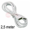 Verlengkabel 2,5 meter voor RGB LED Strips 4-aderig