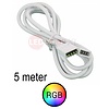 Verlengkabel 5 meter voor RGB LED Strips 4-aderig