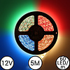 RGBW LEDStrip (RGB + Warm Wit) 5 meter 12V 300 led (60 led per meter)