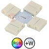 RGBW LEDStrip klik koppelstuk kruispunt soldeervrij