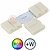 RGBW LED Strip connector T-splitsing koppelstuk, splitsen zonder solderen