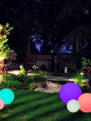 LED Bol oplaadbaar 50cm