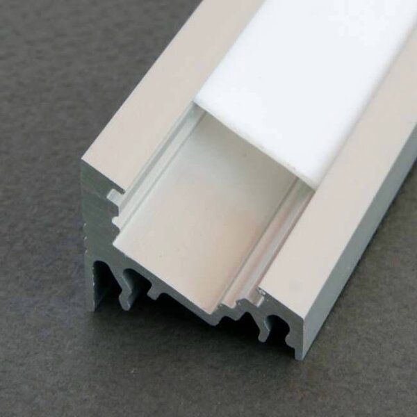 Topmet Aluminium hoek profiel 2 meter 60/30 graden Corner10